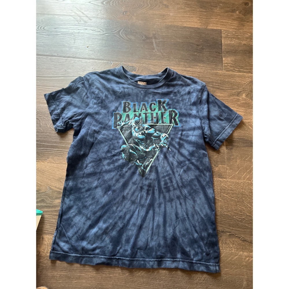Marvel Black Panther Kids Tie Dye Graphic T-Shirt Size Medium M Marvel Comics